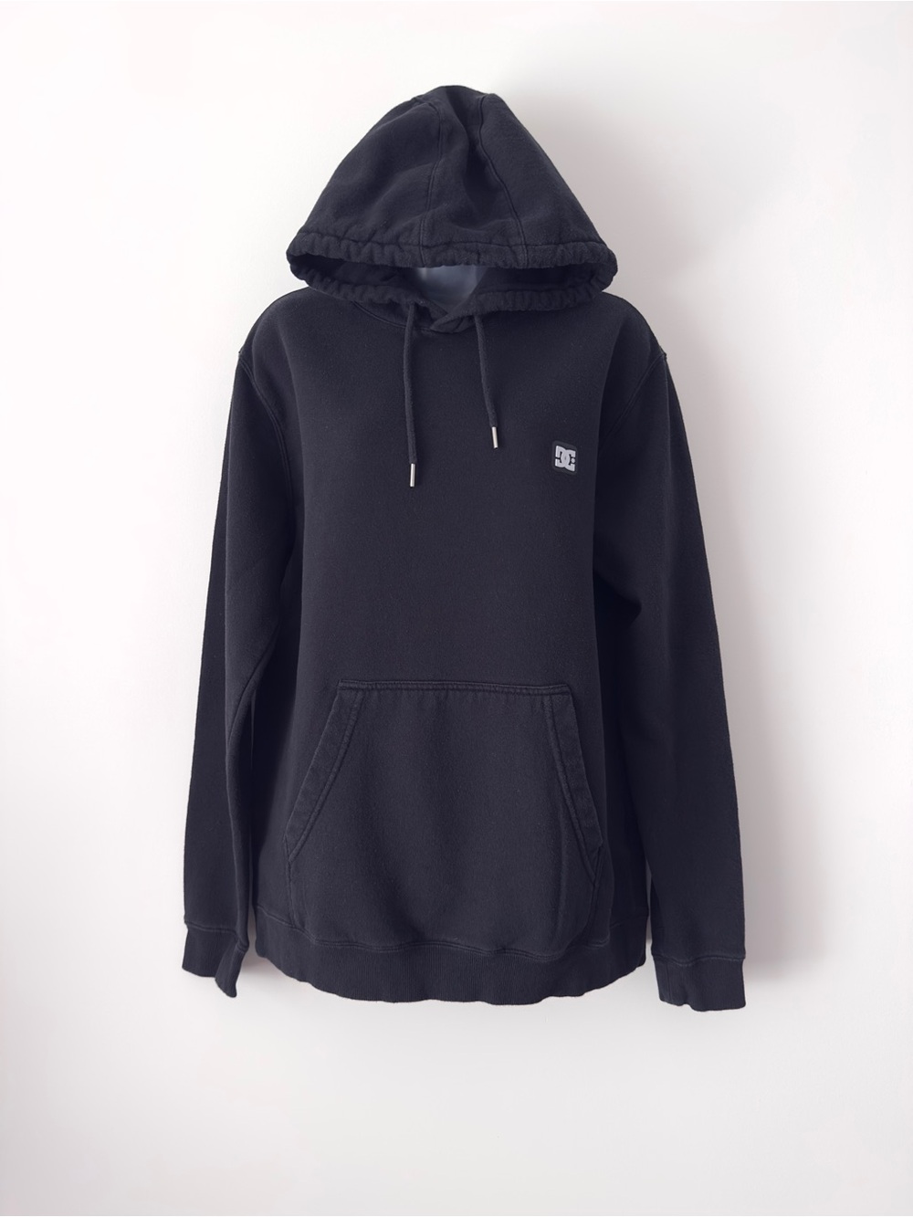 dc shoes logo hoodie black